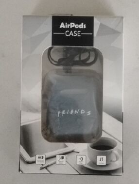 Apple AirPods Case "Friends" Design in Black
